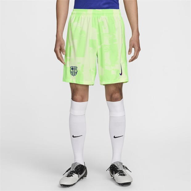 Pantaloni scurti Nike Barcelona Third 2024 2025 pentru adulti verde