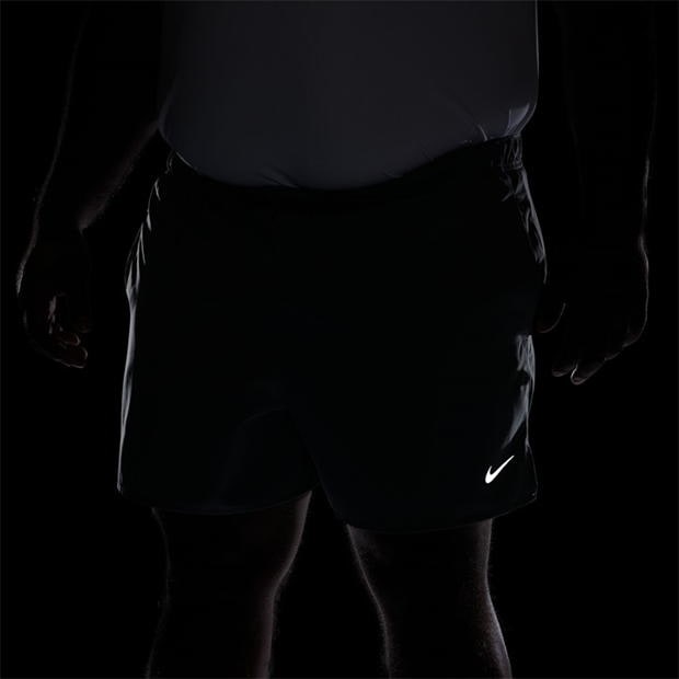 Pantaloni scurti Nike Challenger Dri-FIT 5 cu captuseala alergare pentru Barbati gri smok