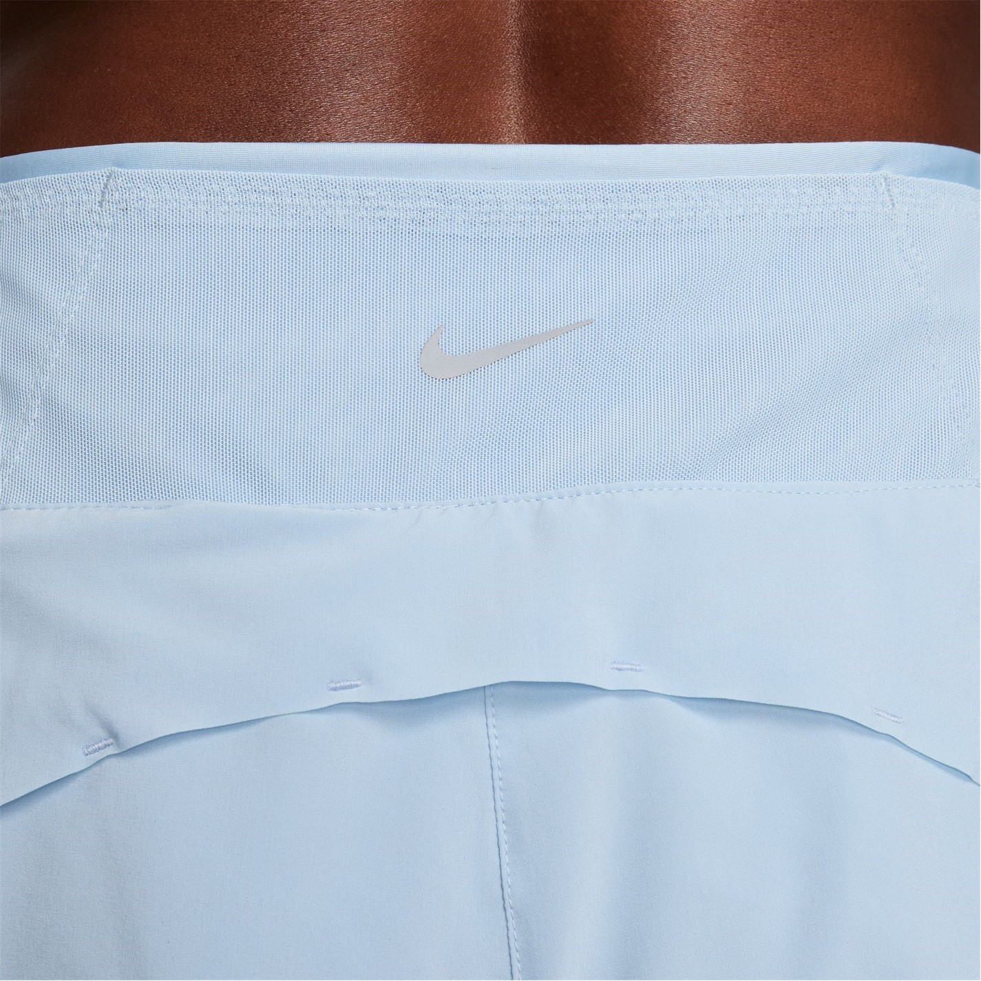 Pantaloni scurti Nike Dri-FIT Swift Mid-Rise 3 2-in-1 pentru femei deschis armoury albastru reflective