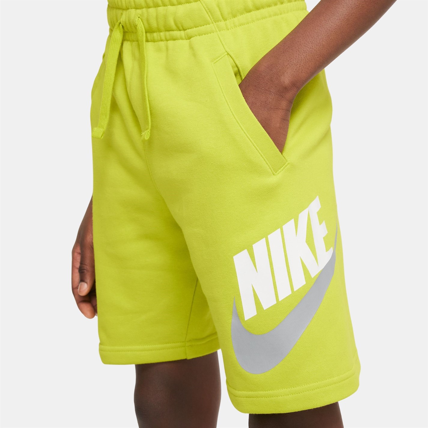 Pantaloni scurti Nike HBR pentru baietei verde alb