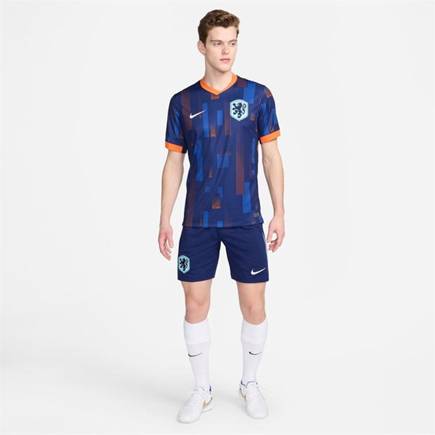 Pantaloni scurti Nike Netherlands Away 2024 pentru adulti albastru