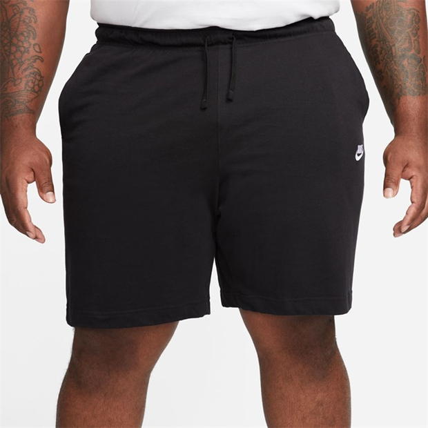 Pantaloni scurti Nike Sportswear Club pentru Barbati negru alb