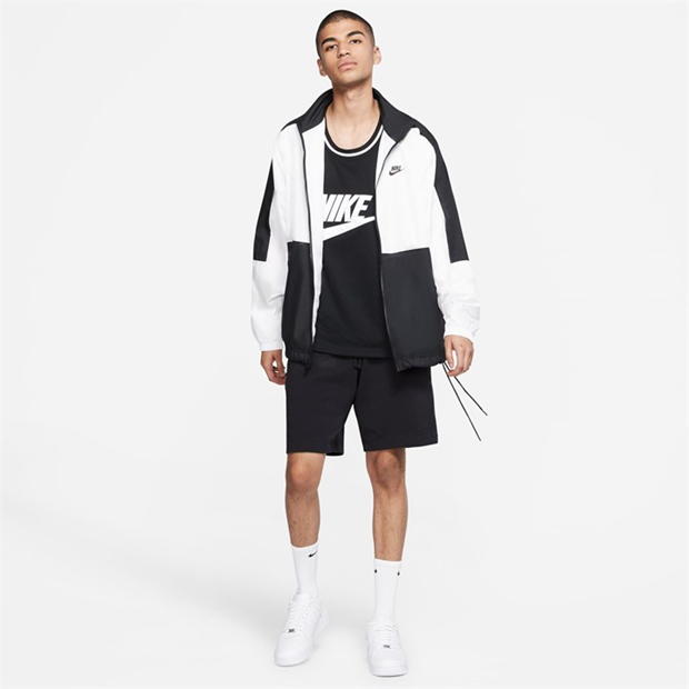 Pantaloni scurti Nike Sportswear Club pentru Barbati negru alb