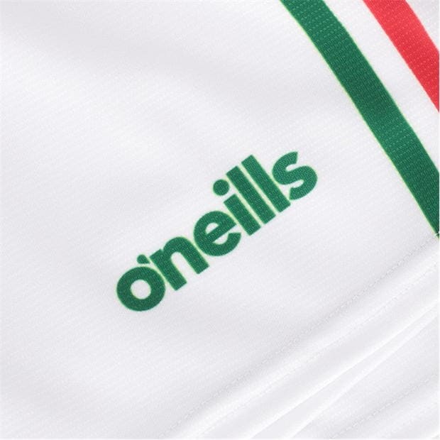 Pantaloni scurti ONeills Mayo Mourne 2025 Juniors alb rosu verde