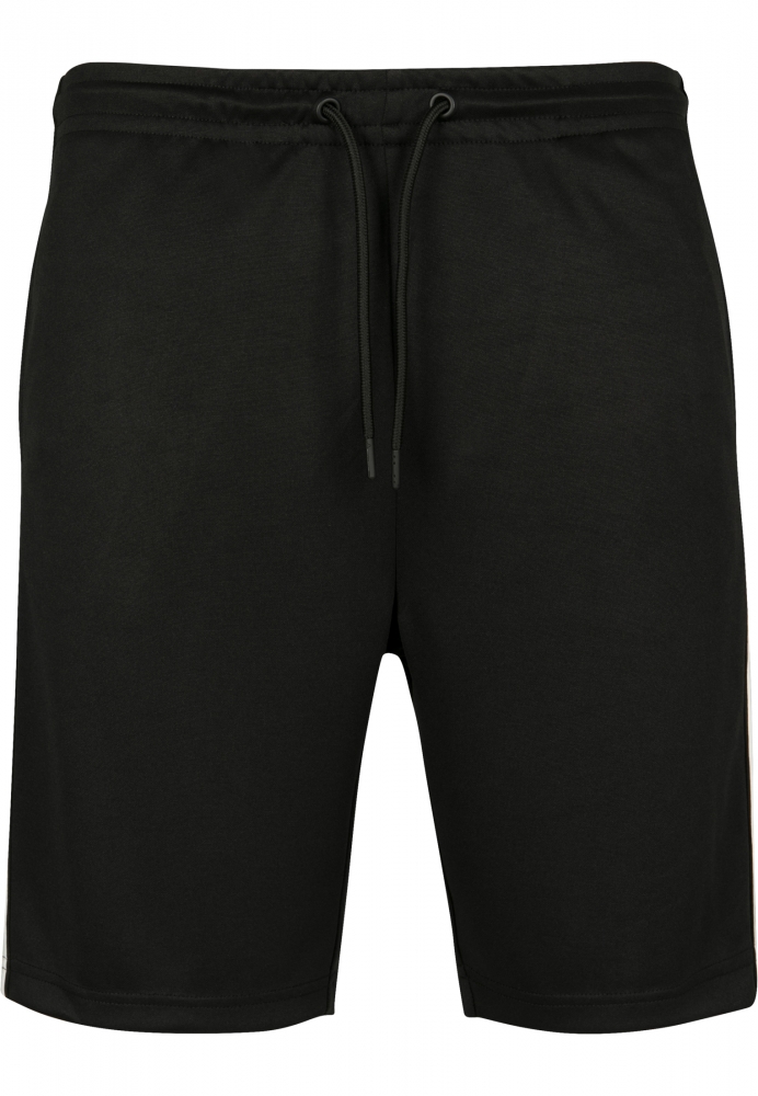 Pantaloni scurti Side Taped Track negru gri Urban Classics