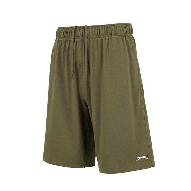 Pantaloni scurti Slazenger Jersey pentru Barbati kaki