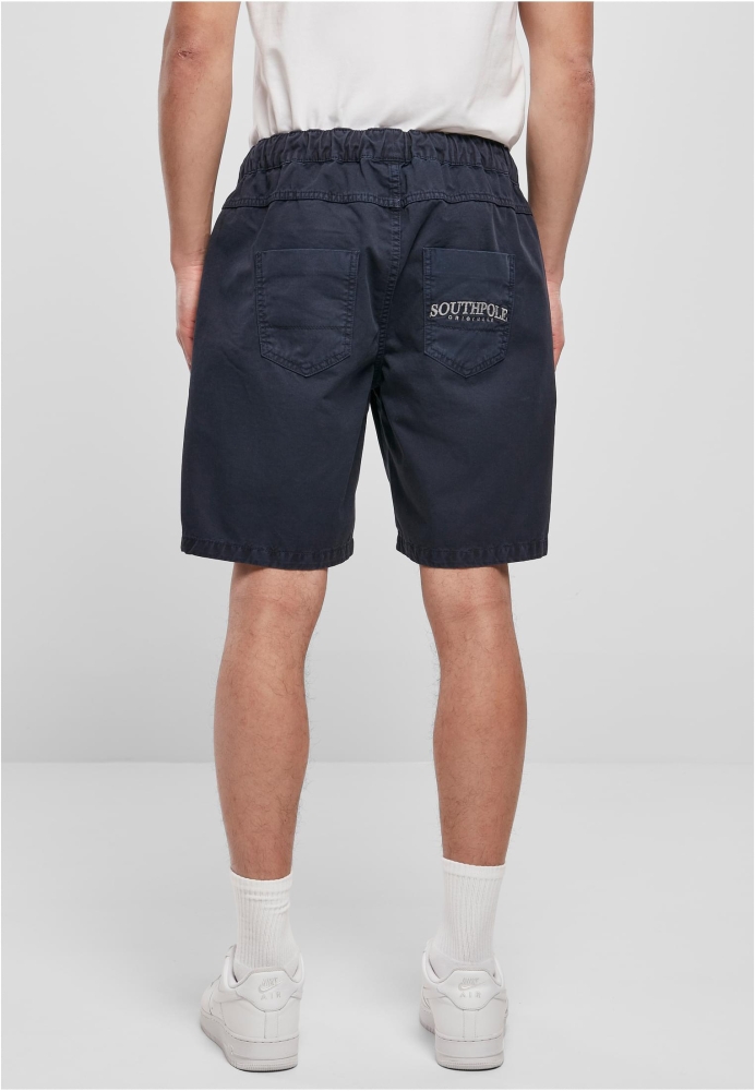 Pantaloni scurti Southpole Twill bleumarin