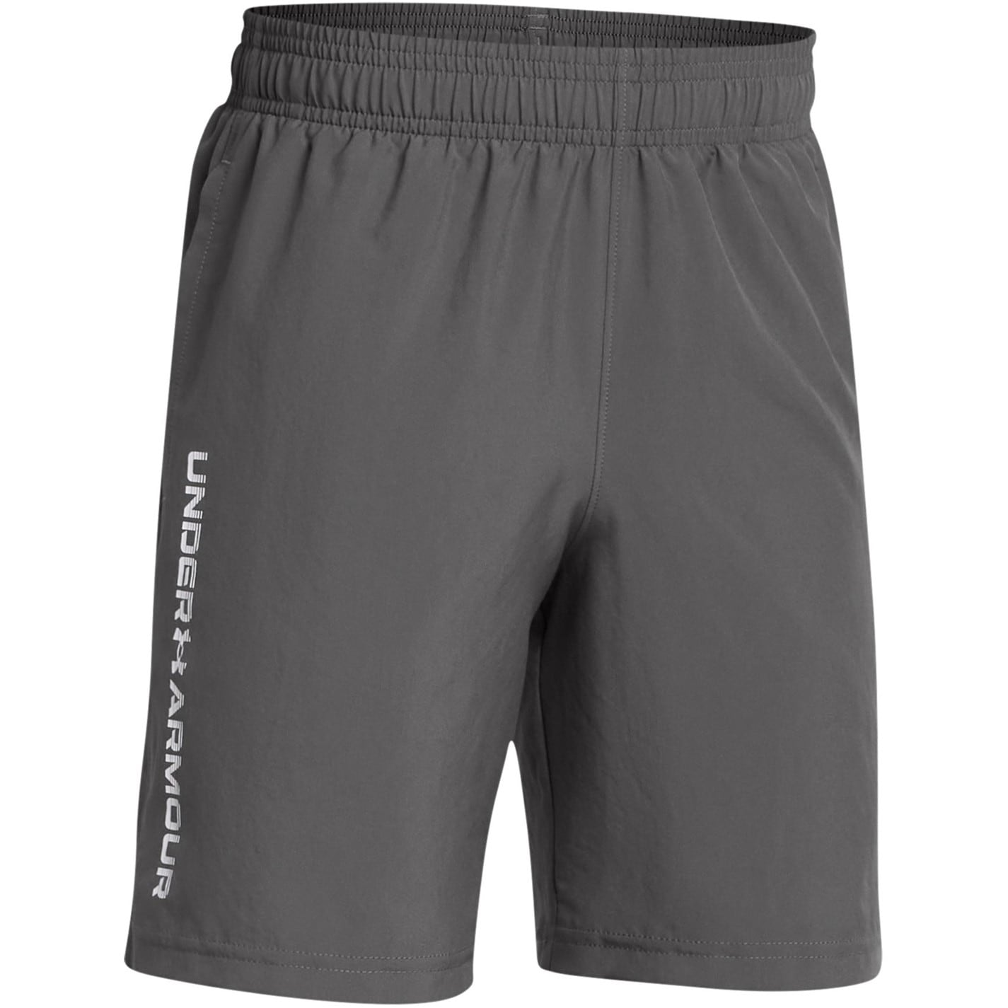 Pantaloni scurti Under ARMOUR UA Tech™ Woven Wordmark pentru baieti gri