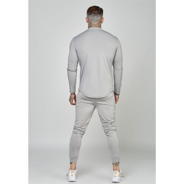 Pantaloni SikSilk Mf Trck pentru barbati gri