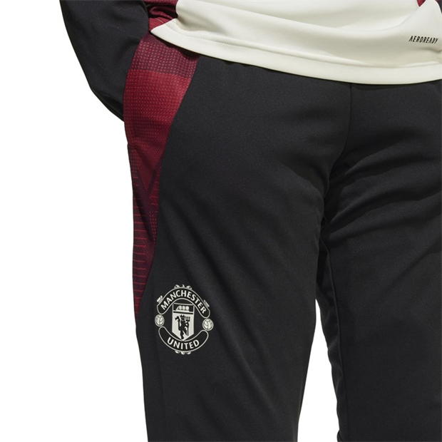 Pantaloni sport antrenament adidas Manchester United 2025 Juniors negru