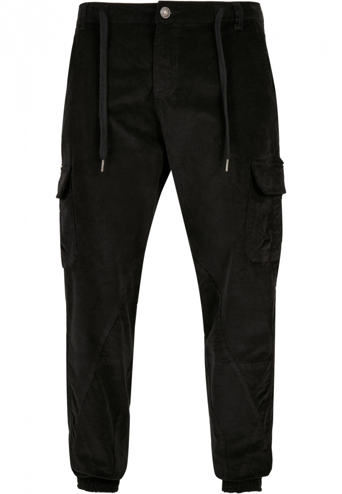 Pantaloni sport cargo din reiat negru Urban Classics