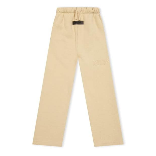 Pantaloni sport FEAR OF GOD ESSENTIALS Relaxed Logo pentru copii bej