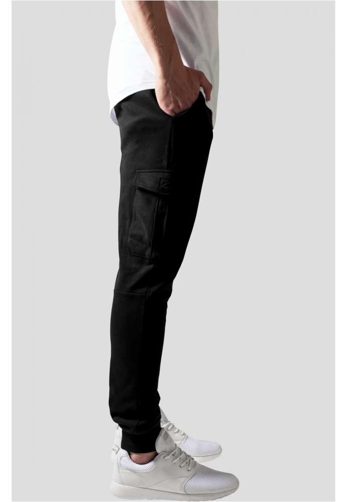 Pantaloni sport Fitted Cargo negru Urban Classics