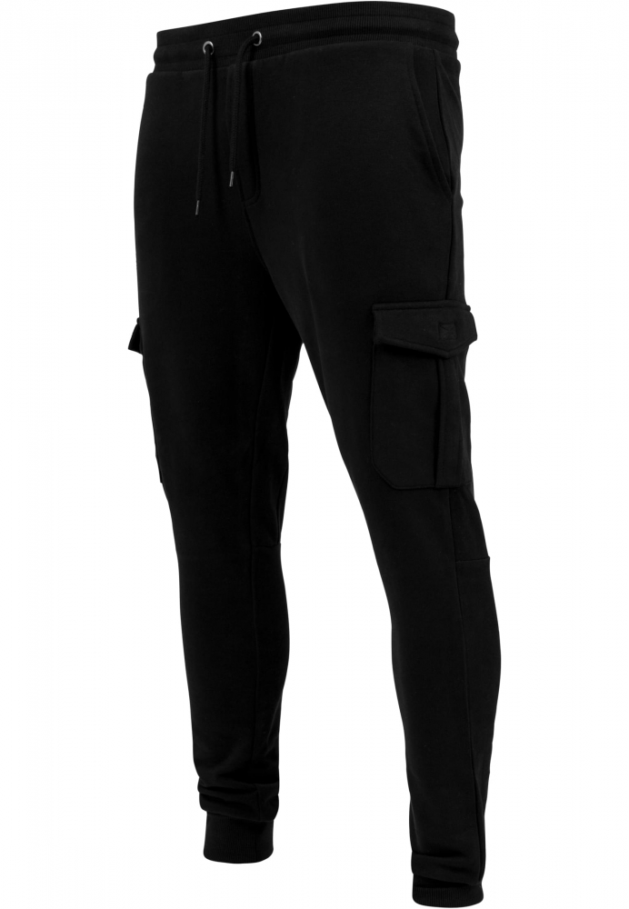 Pantaloni sport Fitted Cargo negru Urban Classics