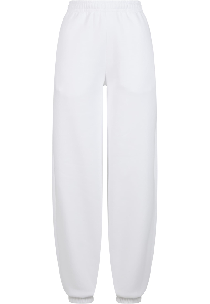 Pantaloni sport Fluffy pentru Femei alb Urban Classics