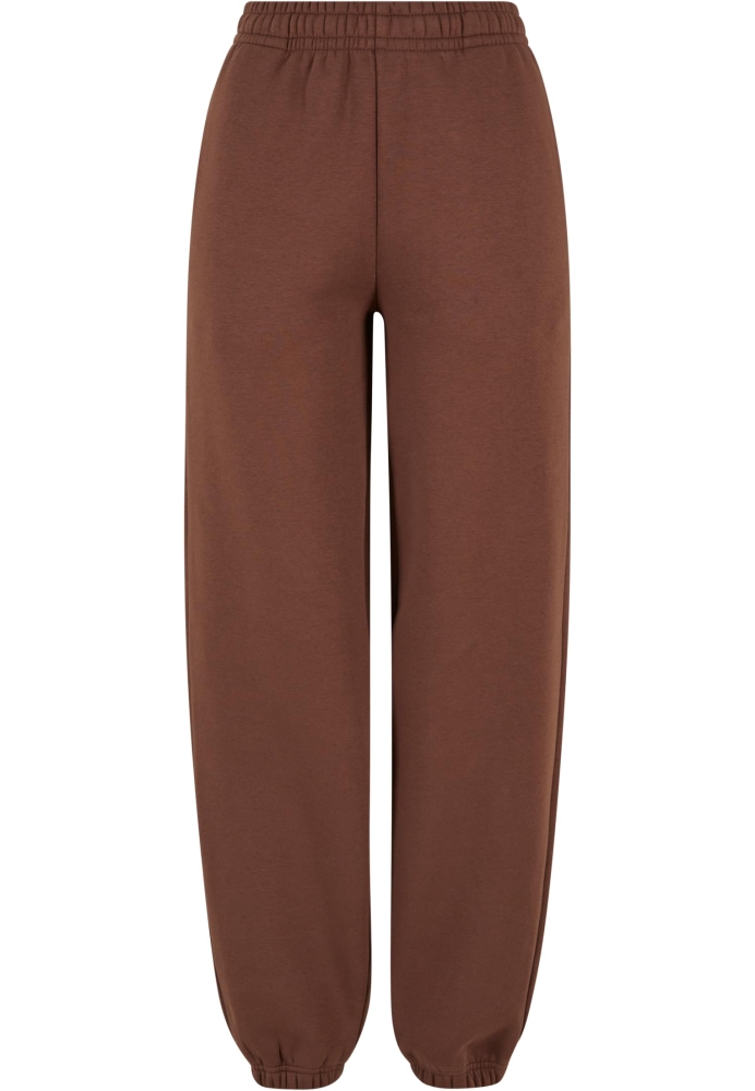 Pantaloni sport Fluffy pentru Femei chocolatebrown Urban Classics