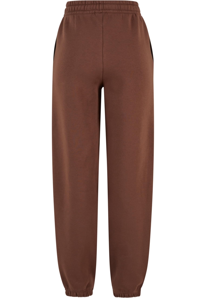 Pantaloni sport Fluffy pentru Femei chocolatebrown Urban Classics