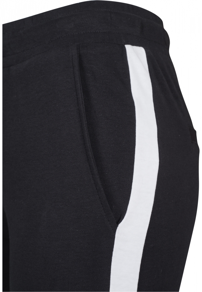 Pantaloni sport Interlock pentru Femei negru alb Urban Classics