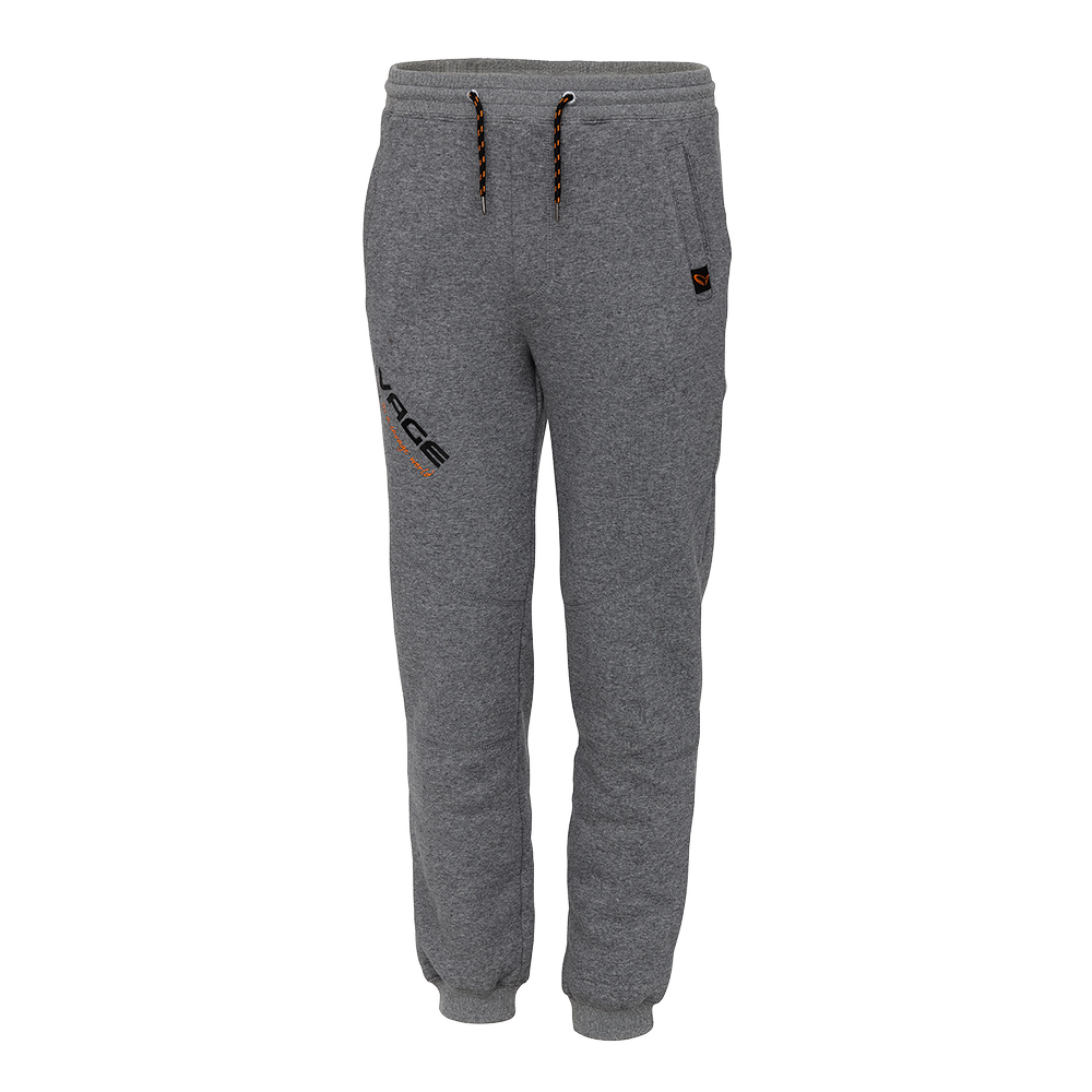 Pantaloni sport PANTALON gri MELANGE 10-12 ANI pentru copii SAVAGE GEAR