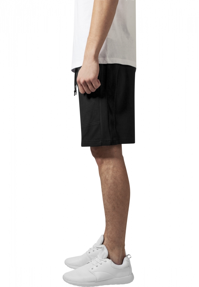 Pantaloni sport scurti Interlock negru Urban Classics