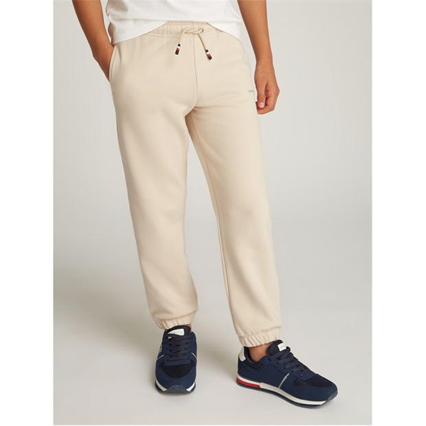 Pantaloni sport TOMMY HILFIGER U Mini Corp Logo bej aci