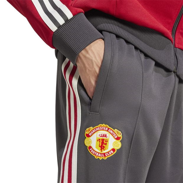 Pantaloni trening adidas Originals Manchester United Beckenbauer pentru adulti utility negru