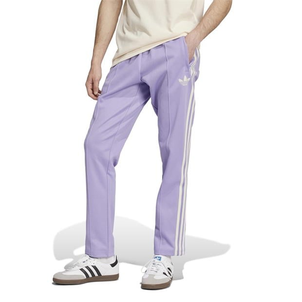 Pantaloni trening adidas Originals Real Madrid Beckenbauer pentru adulti lila alb