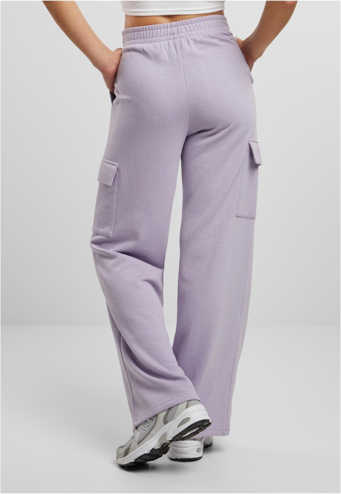 Pantaloni trening Baggy Light Terry pentru Femei mov Urban Classics