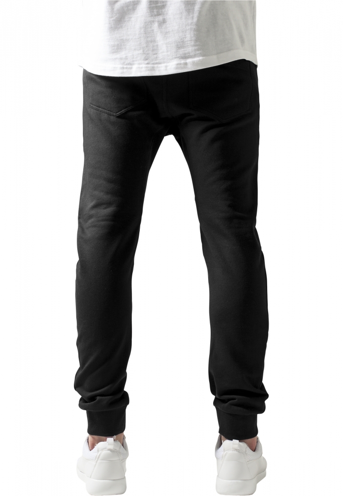 Pantaloni sport cu tur negru Urban Classics