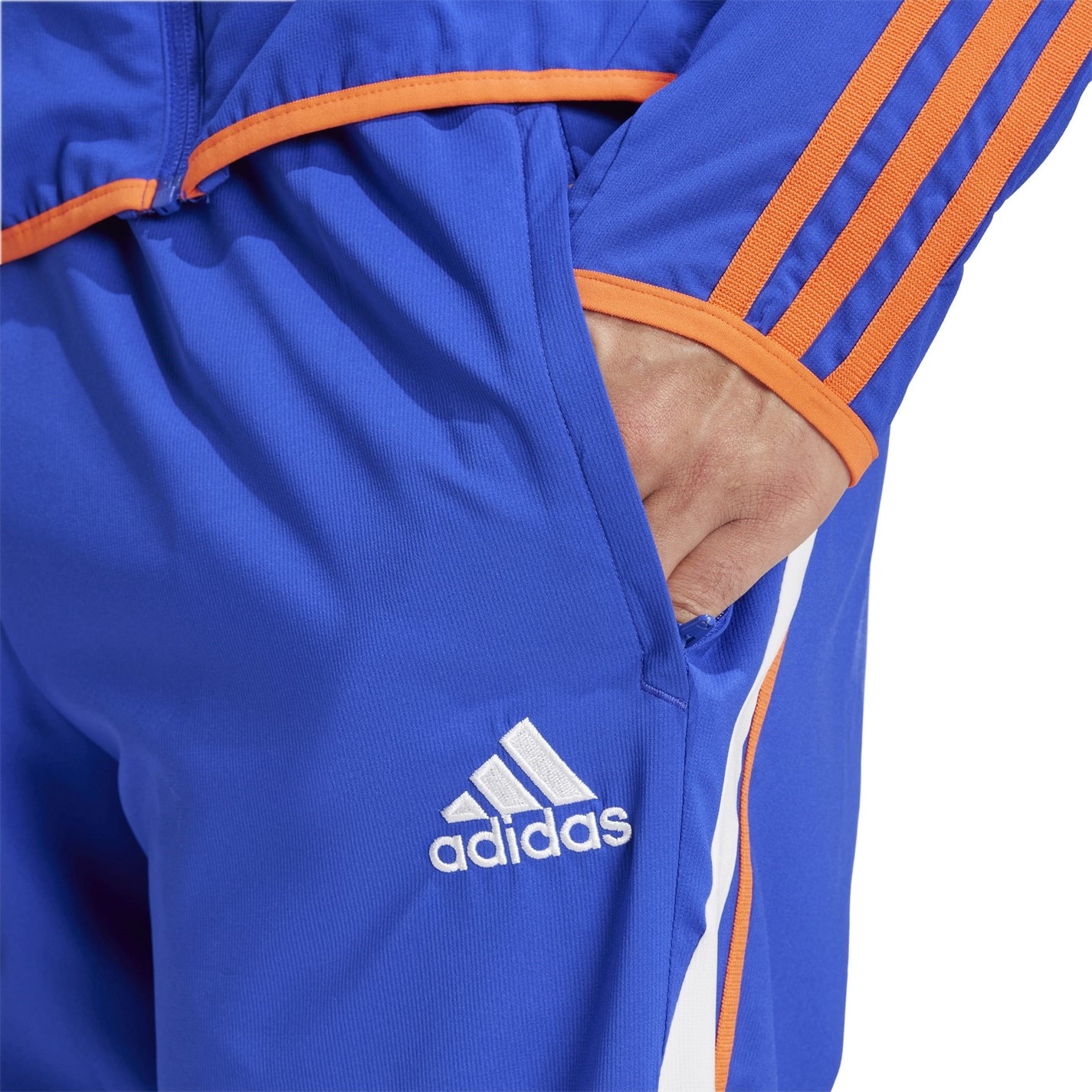 Pantaloni Treninguri adidas Wov Bottom pentru Barbati albastru