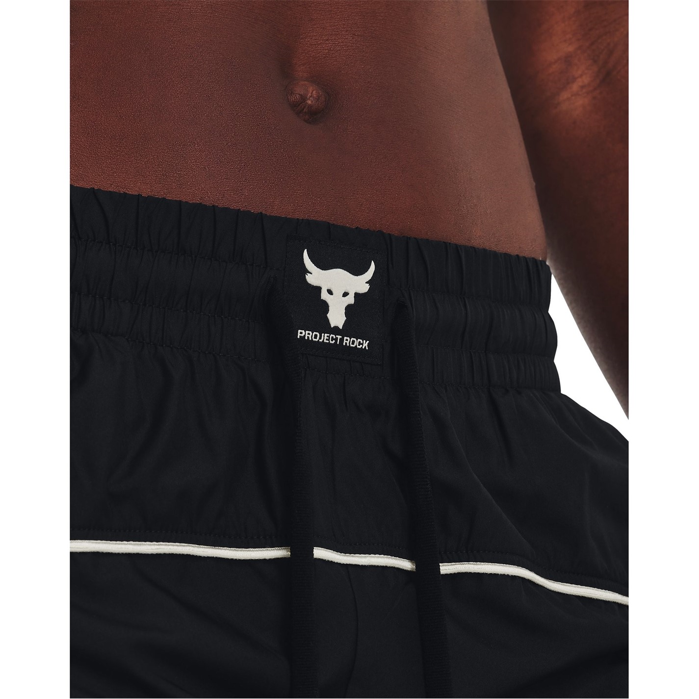 Pantaloni Under Armour Project Rock Brahma pentru femei negru roz