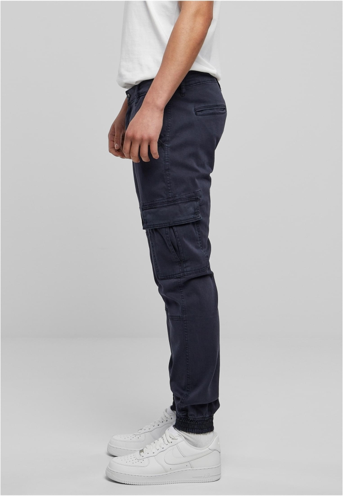 Pantaloni urban cargo cu buzunare bleumarin Urban Classics