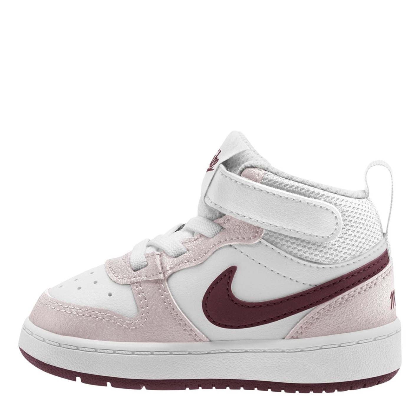 Pantofi bebelusi Nike Court Borough Mid 2 / pentru Bebelusi alb mov