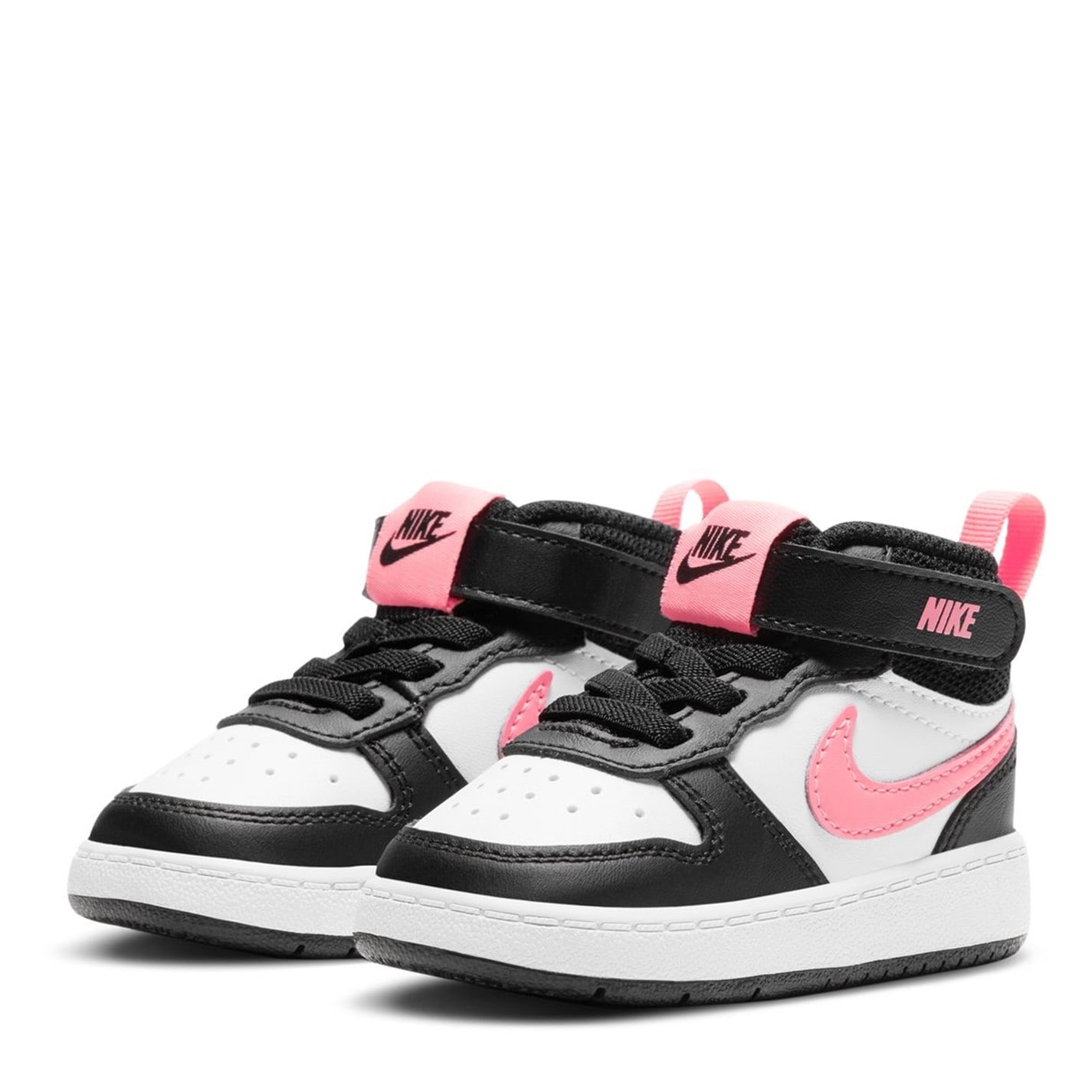 Pantofi bebelusi Nike Court Borough Mid 2 / pentru Bebelusi alb roz