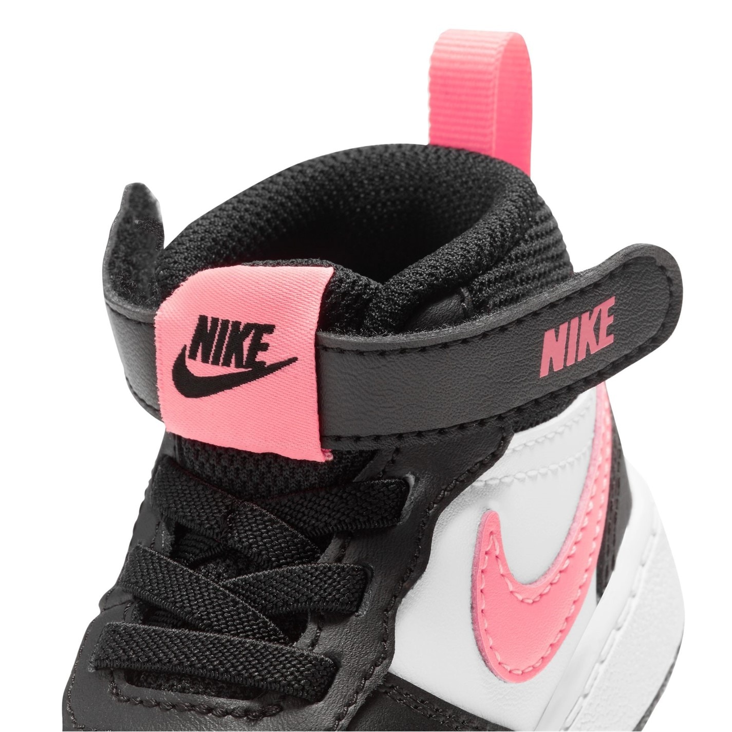 Pantofi bebelusi Nike Court Borough Mid 2 / pentru Bebelusi alb roz