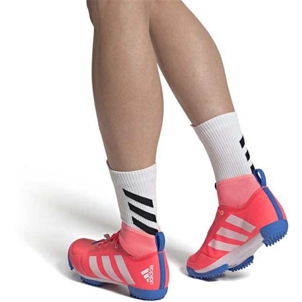 Pantofi ciclism adidas copii turbo alb rosu