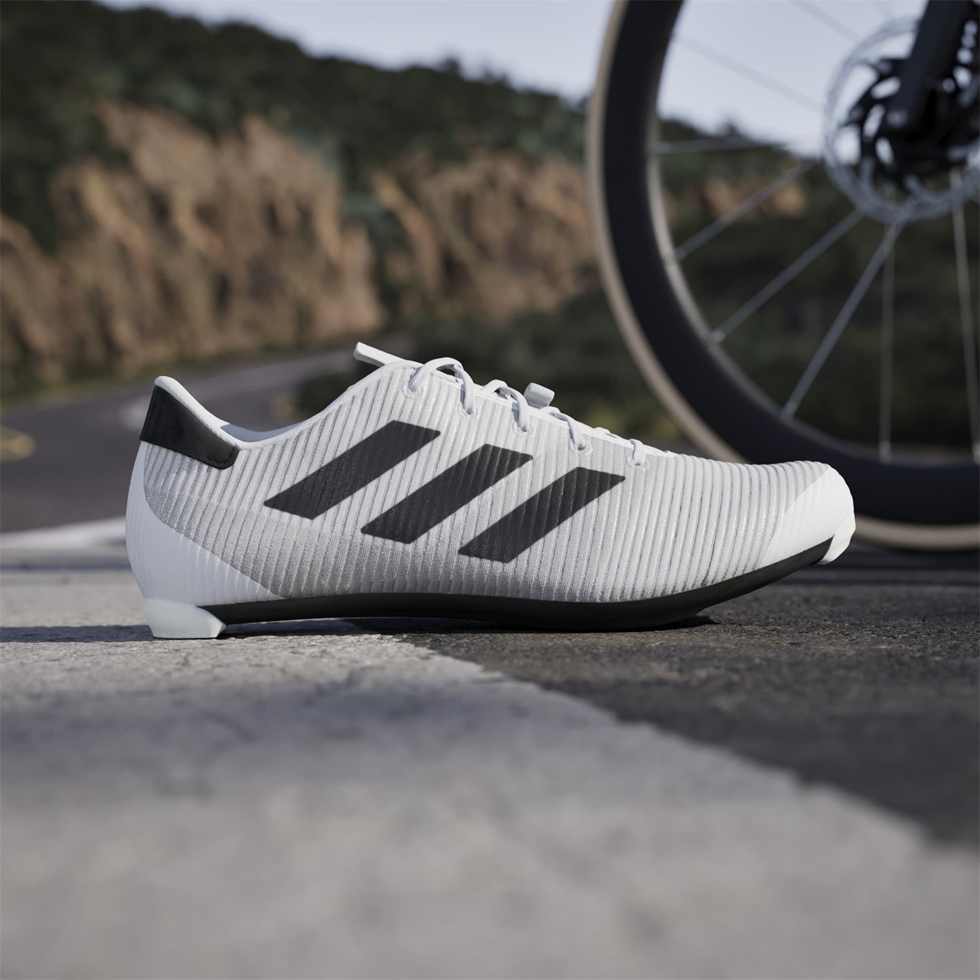 Pantofi ciclism adidas The Road Shoe 2.0 pentru baieti ftwr alb core