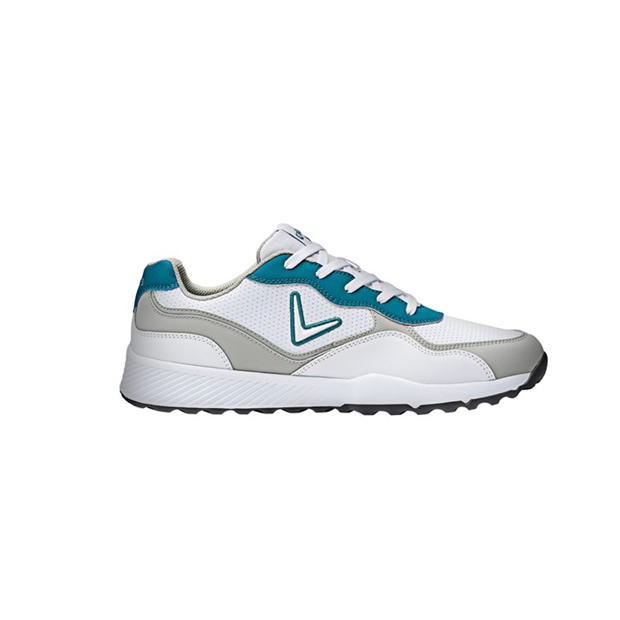 Pantofi de Golf Callaway The 82 pentru Barbati alb gri albastru aqua