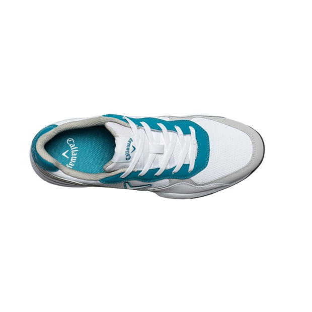 Pantofi de Golf Callaway The 82 pentru Barbati alb gri albastru aqua