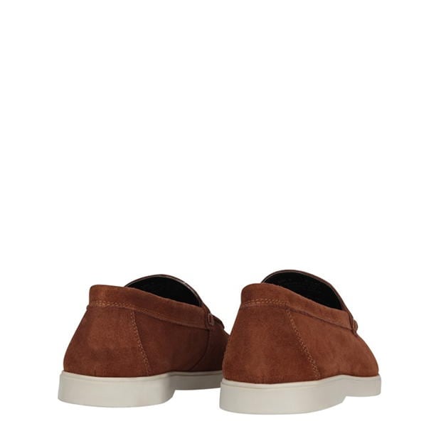 Pantofi mocasini Fabric Suede maro