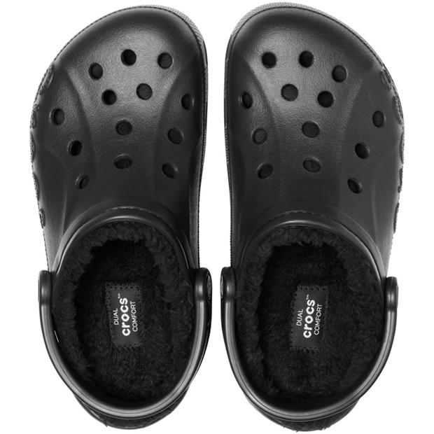 Papuci cauciuc Crocs Baya Lnd pentru femei negru