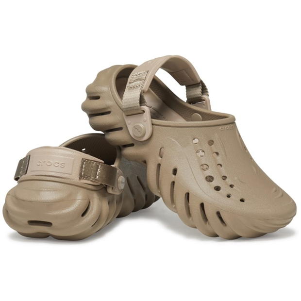 Papuci cauciuc Crocs Echo K 99 kaki