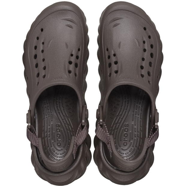 Papuci cauciuc Crocs Echo K copii maro