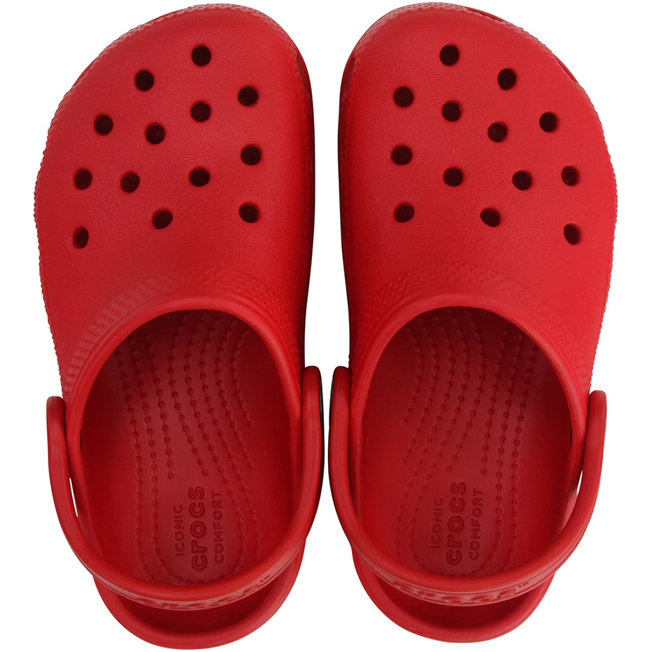 Papuci cauciuc Saboti For Crocs clasic rosu 206990 6EN pentru Copii Bebelusi