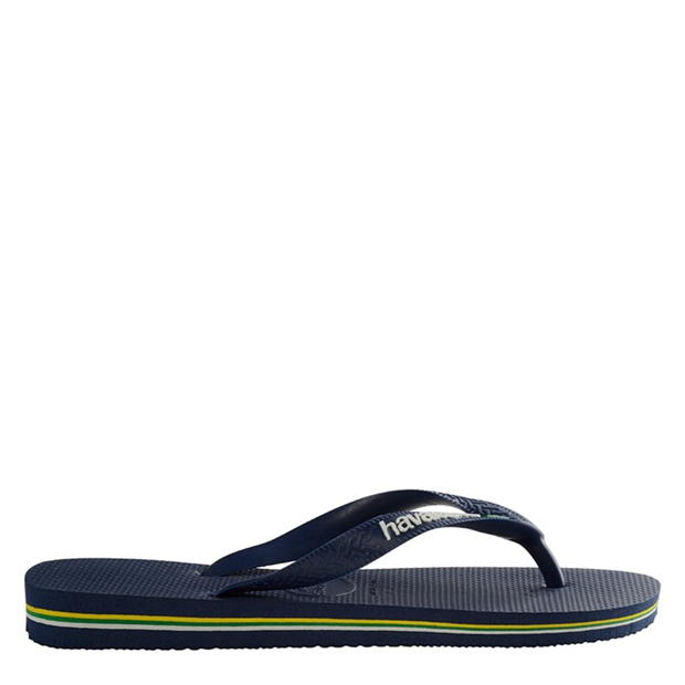 Papuci de plaja Havaianas Brasil Logo bleumarin albastru