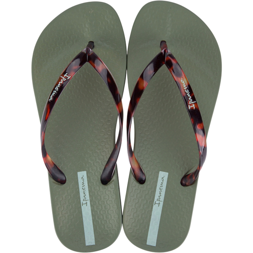 Papuci flip flop dama Ipanema Anat kaki 83475-AJ405