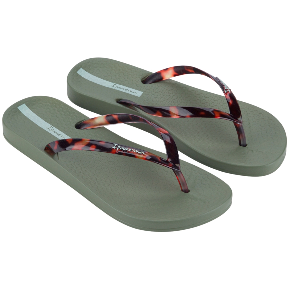 Papuci flip flop dama Ipanema Anat kaki 83475-AJ405