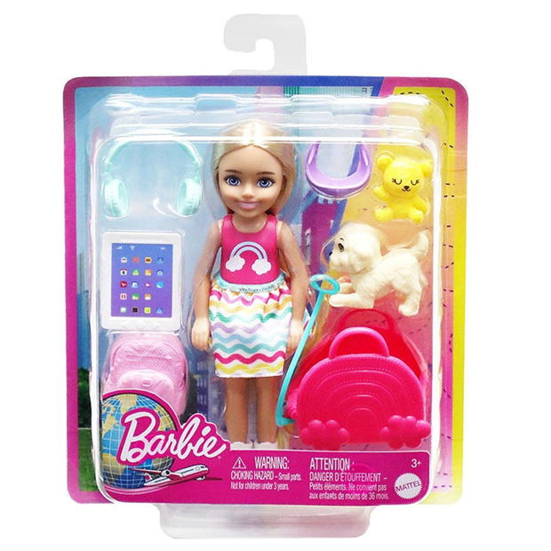 Papusa Barbie Barbie Travel Chelsea Refresh multicolor format and universal