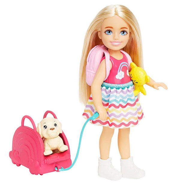 Papusa Barbie Barbie Travel Chelsea Refresh multicolor format and universal