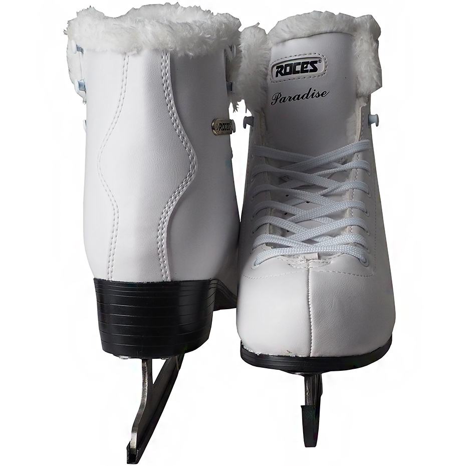 Patine pe gheata Roces Paradise Eco-Fur Skates alb 450704 01